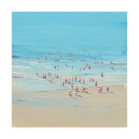Tim Otoole 'Beach Day I' Canvas Art,14x14